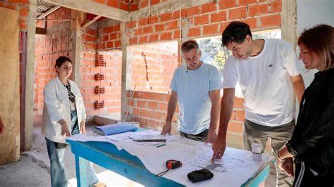 Achával recorrió las obras de ampliación de la Casa de Abrigo en Pilar