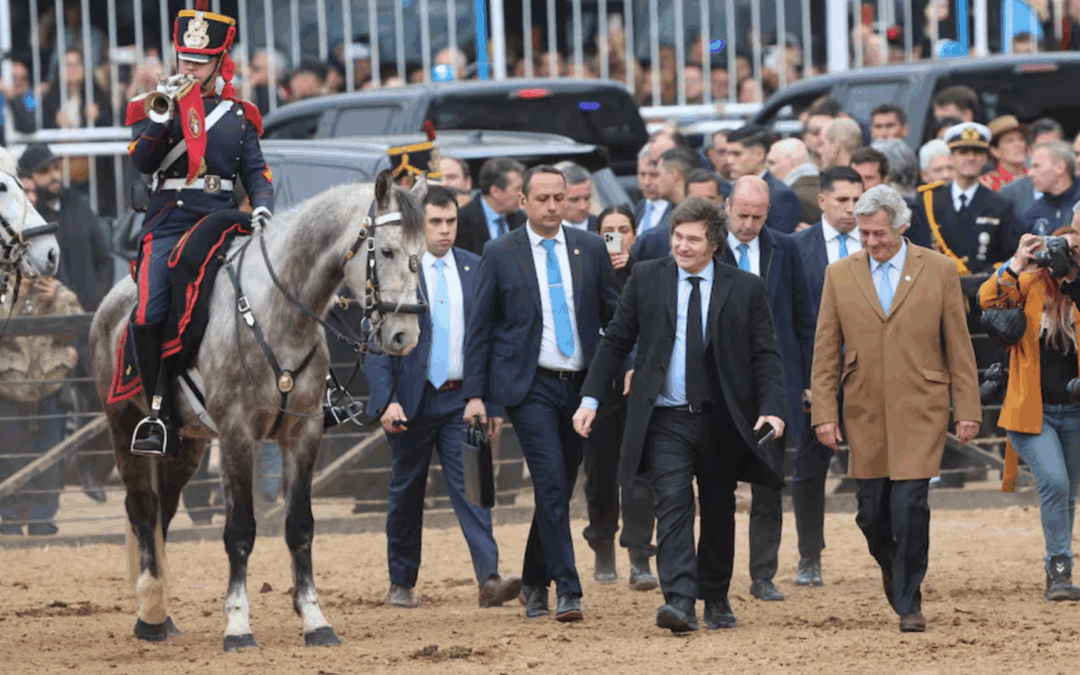 Milei anuncia eliminación definitiva de retenciones a novillos en la Rural