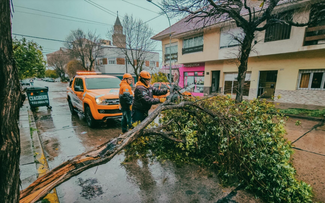 Temporal en Mar del Plata: extienden la suspensión de clases ante el alerta naranja